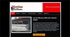 Desktop Screenshot of kevinsa1vacuum.com